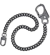 Ahiller Wallet Chains for Men Women Pants Chain with Double Metal Clips Heavy Duty Biker Chain fo...