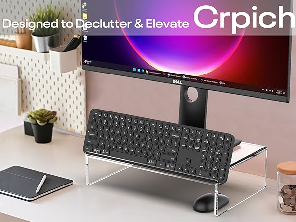 Crpich Acrylic Monitor Stand