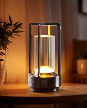 grey table lamp