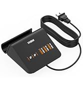 USB C Charging Station 35W, VHBW 6-Port (3 USB-C and 3 USB-A) Desktop Fast Charging Station for i...