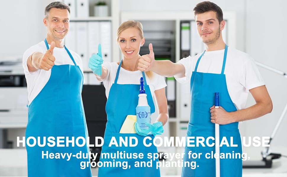 Plastic Spray Bottles 24 Oz Bealee for Cleaning Solutions