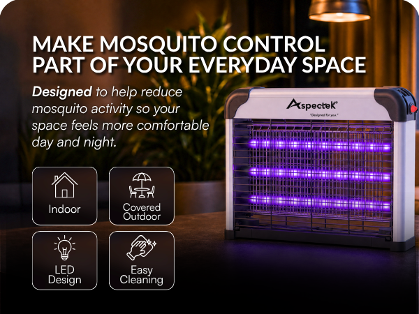 ASPECTEK 3 LED Bug Zapper