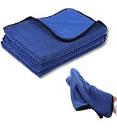 Qivine 3 Pcs Shiny Bath Drying Towel, Shiny Wipes Bath Drying Towel Microfiber Bath Towels Super ...