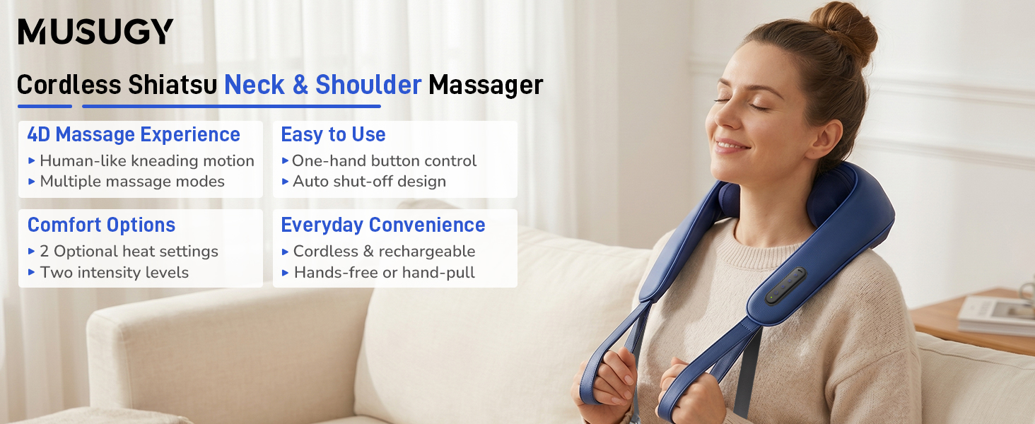 neck massager 4060VM-Blue