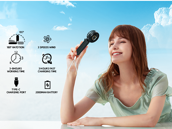 handheld fan