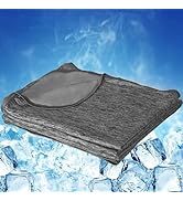 LUXEAR Cooling Blanket for Hot Sleepers Night Sweats Japanese Q-Max>0.5 Arc-Chill Cooling Fiber K...