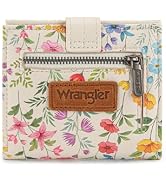 Montana West X Wrangler Womens Small Wallet Bifold Slim Card Wallet RFID Minimalist Cash Organize...