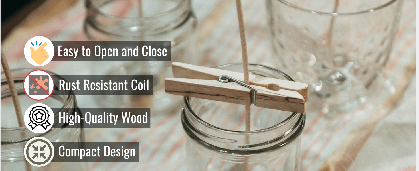 Mr. Pen- Wooden Clothes Pins