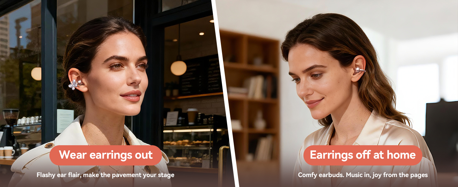 king lucky clip on earbuds