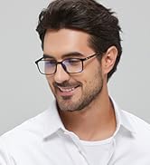 ANRRI Blue Light Blocking Glasses Anti Eyestrain UV Filter Computer Game Eyeglasses Lightweight F...