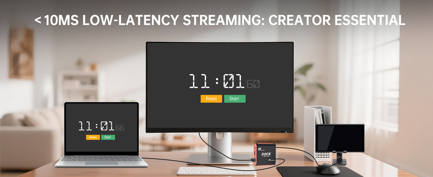2-in-1 Switch Dock & Capture Card enables sub-10ms low-latency streaming