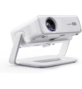 Aurzen D1 Smart Projector and 180° Adjustable Projector Stand Bundle – Home Theater Ready, ¼-Inch...