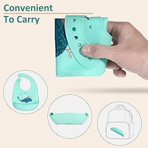 foldable baby bib