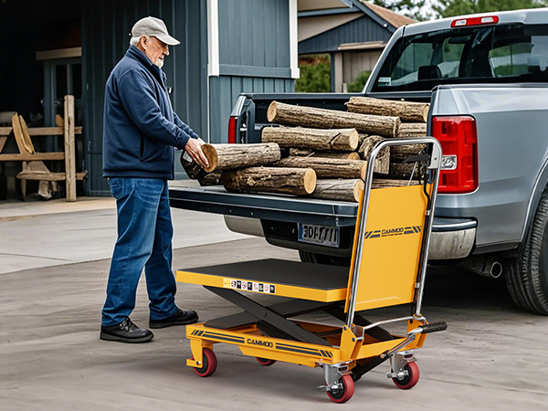 hydraulic table cart