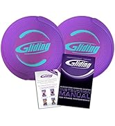 Gliding Discs for Working Out - Exercise Sliders for Carpet & Hardwood Floors 1 Pair, Authentic W...