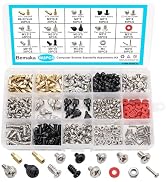 Bemaka 502PCS Computer Screws Assortment Kit, Motherboard Standoffs Screws for PC Fan, PC Case, H...