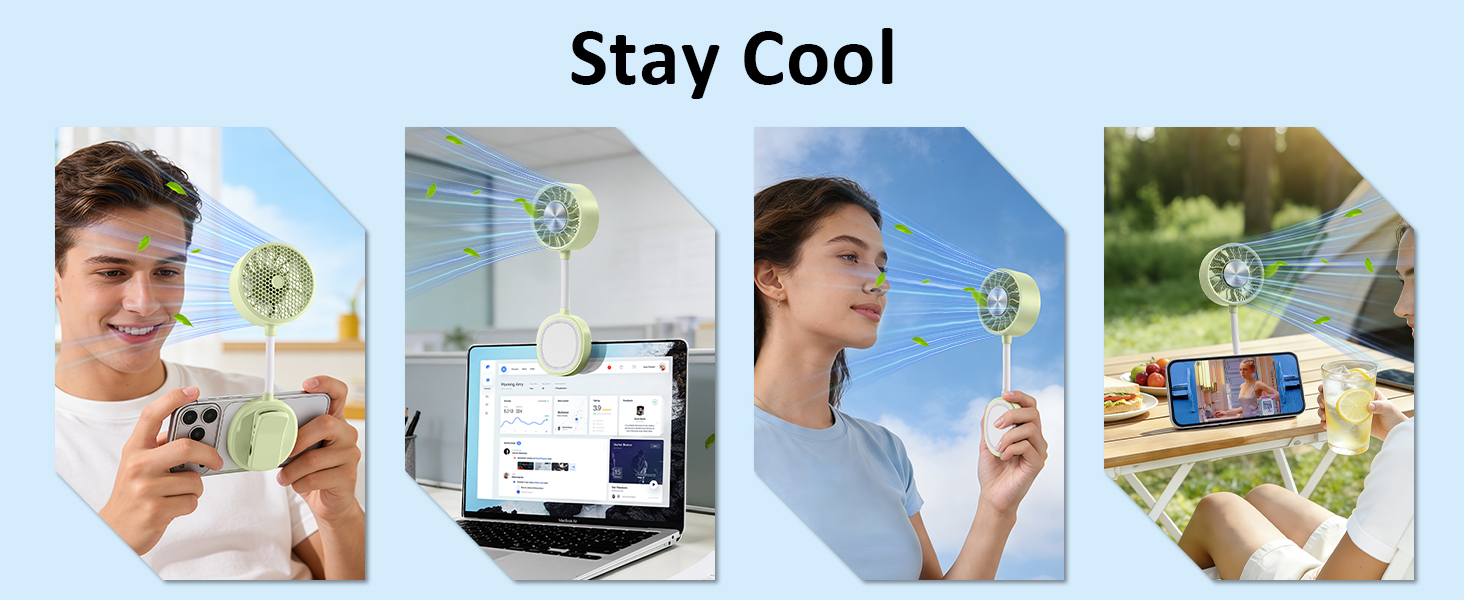 Portable Handheld Ice Fan