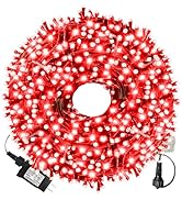 XTF2015 105ft 300 LED Christmas String Lights, End-to-End Plug 8 Modes Christmas Lights - UL Cert...