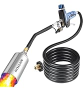 Heavy Duty Weed Torch Burner,Propane Torch Weed Burner, Flamethrower with 9.8 FT Hose,500,000 BTU...