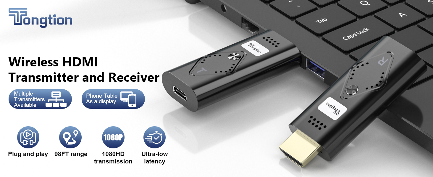 Wireless HDMI Transmitter and Receiver