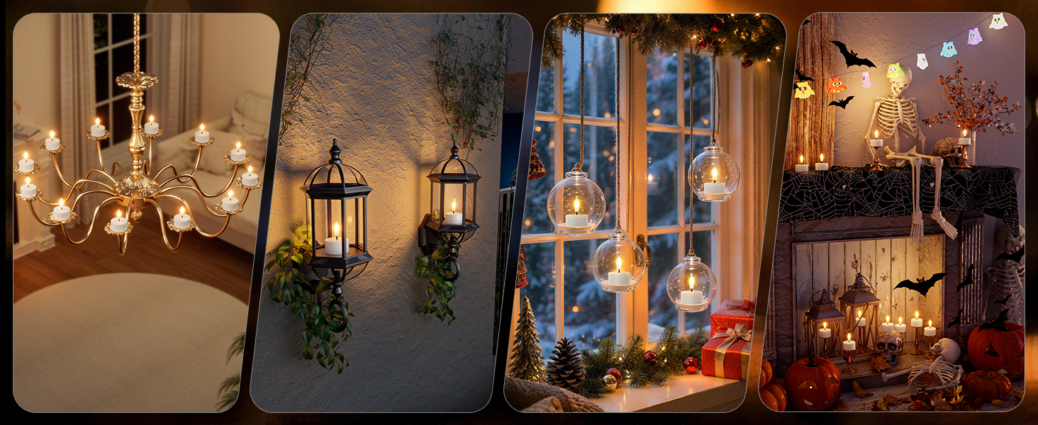 flameless tealight candles