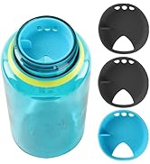 TonGass [4-Pack BPA-Free Silicone Wide Mouth Splash Guard Competible with Nalgene Wide Mouth Wate...