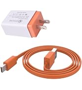 Fast Charger with Orange USB Type C Charging Cable Cord Compatible with JBL Charge 4, Charge 5, F...