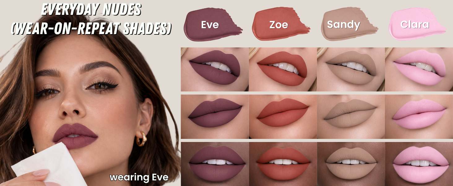 Evryday Nudes - wear on repeat shades