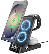 Wireless Charger for Samsung,4 in 1 Wireless Charging Station for Samsung Galaxy S26/S25 Ultra/S2...