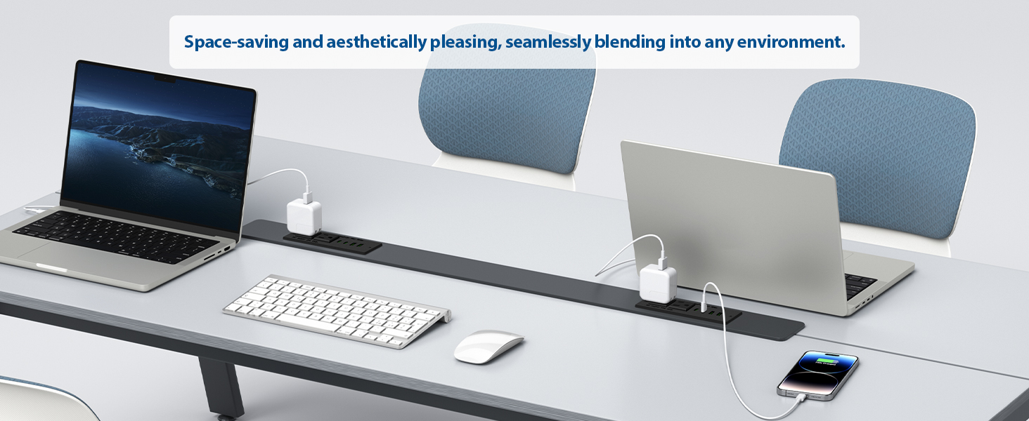 Conference Recessed Power Strip