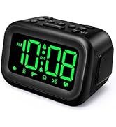 AuroraCalm Extra Loud Alarm Clock: 115dB Dual Alarms and 6 Unique Alarm Sounds for Heavy Sleepers...