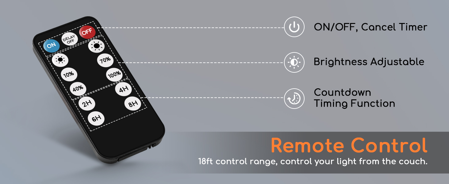 up lights indoor with remote