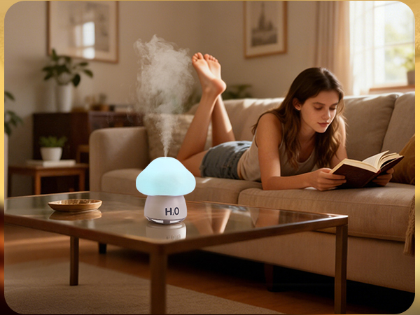 Mushroom Humidifier with light