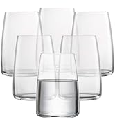 Zwiesel Glas Sensa Universal Tumbler (Set of 6), Versatile Drinking Glasses, Dishwasher-Safe Trit...