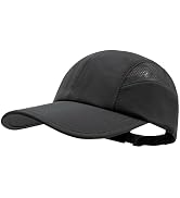 CLAPE Outdoor Running Hat Breathable Mesh Quick Drying Baseball Cap for Men Women Outdoor UPF 50+...