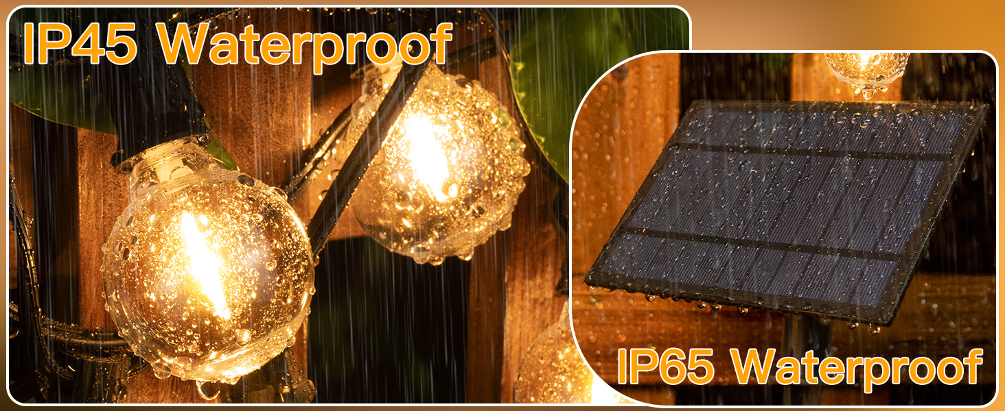 waterproof string lights