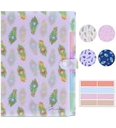 Feather Series Expanding File Folder, Creative Funky Cute Retro Document Organizer, Inspire Imagi...