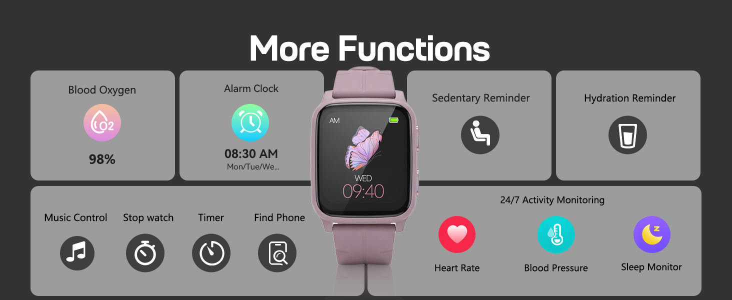 fitbit watch with many function