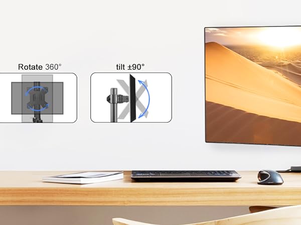 brazo para monitor