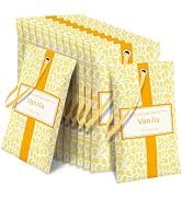 STRN Scented Sachets for Drawer and Closet, Vanilla Scented Long-Lasting Sachets, 14 Packs for Ho...