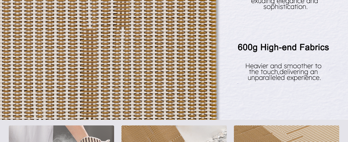 woven table mats set of 4 6 8