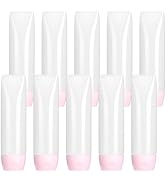 WXOIEOD 10 Pack 1 oz Travel Bottles, Tsa Approved Empty Toothpaste Tubes Refillable Plastic Mini ...