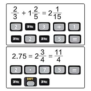 Fraction calculations