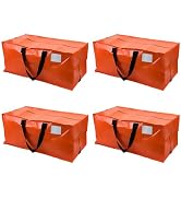 DURASACK Heavy Duty Moving Bag Storage Container Duffle Bag with Zipper, Reinforced Carry Straps ...
