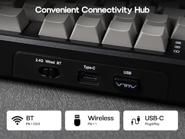 AULA F108 Wireless Gaming Kyeboard