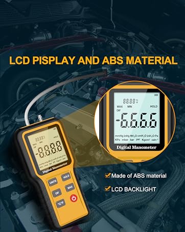 2 Selectable Units Differential Pressure Gauge
