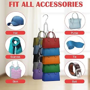 purse organizer for closet
