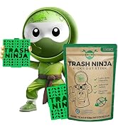 Trash Ninja Trash Can Deodorizer and Odor Eliminator (2 Pack) for Indoor Trash Cans Up to 10 Gall...