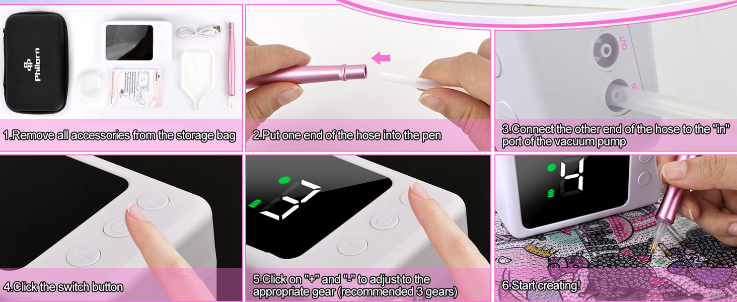 vacuum diamond painting pen