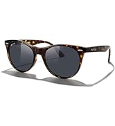 MERRY'S Retro Round Polarized Sunglasses for Women Fashion Trendy Shades S6185
